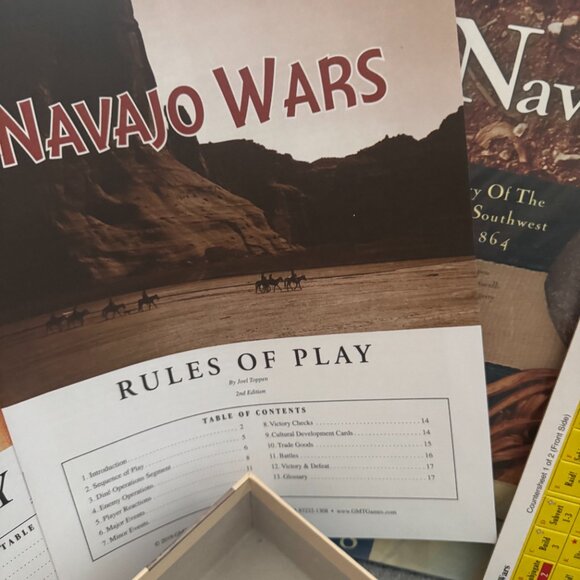 Navajo Wars (open, unpunched, cards sealed) GMT Games GMT1311 - Picture 11 of 14